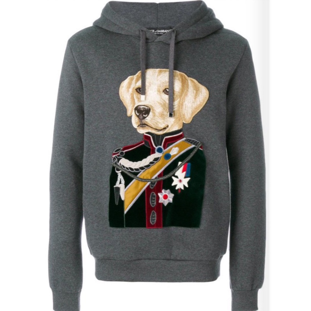 COPY - DOLCE & GABBANA | Embroidered Velvet Dog J…